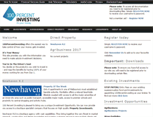 Tablet Screenshot of 100percentinvesting.com.au